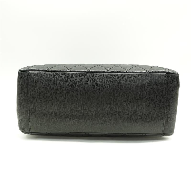 Chanel Black Caviar GST Shopping Tote Large