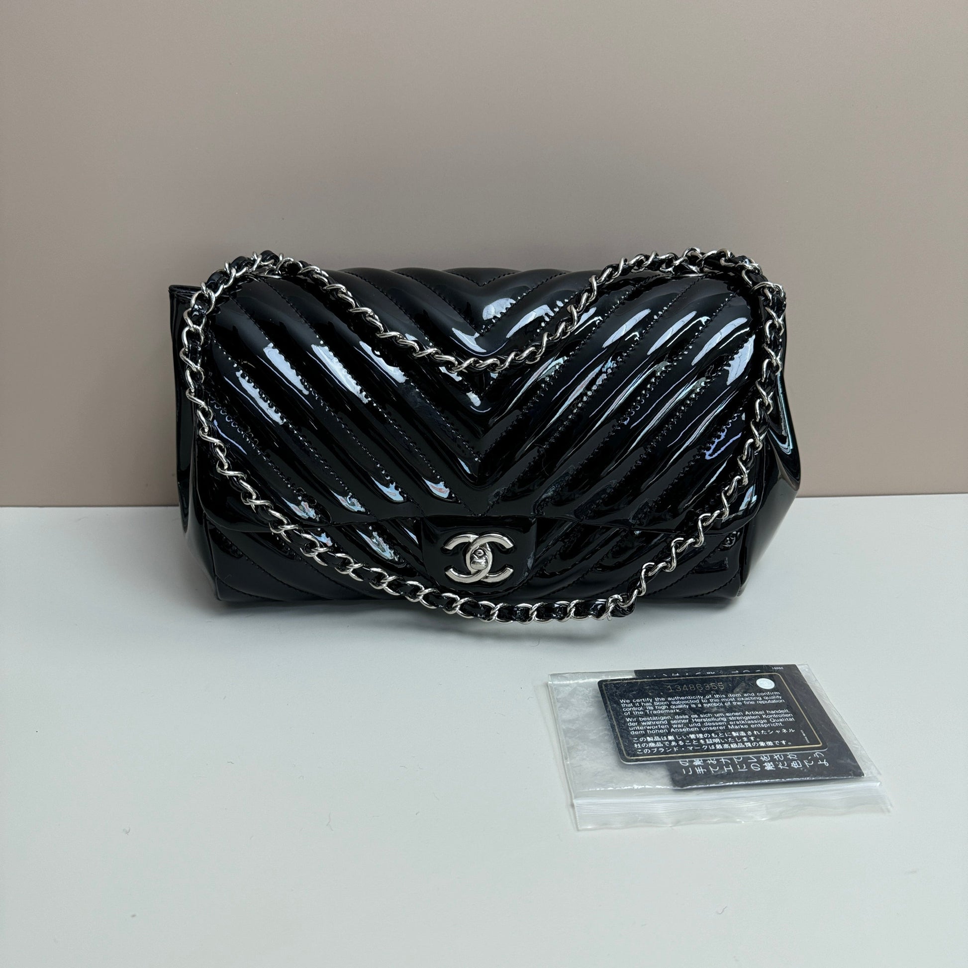 Chanel Classic Double Flap Quilted Medium Shoulderbag Black
