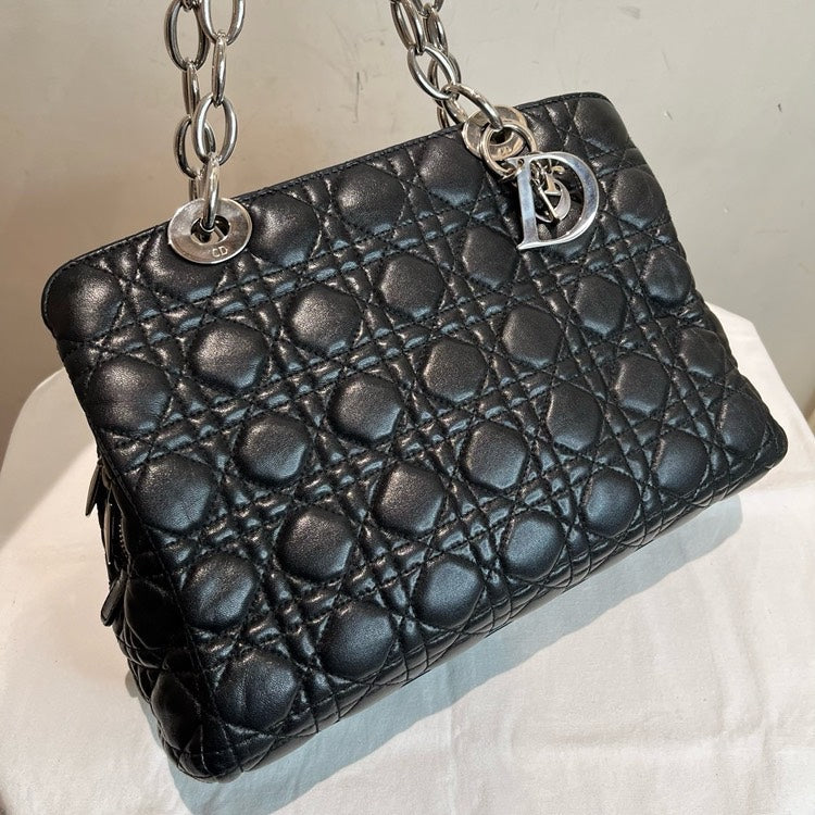 Dior Dior Handbag Black Lambskin Medium