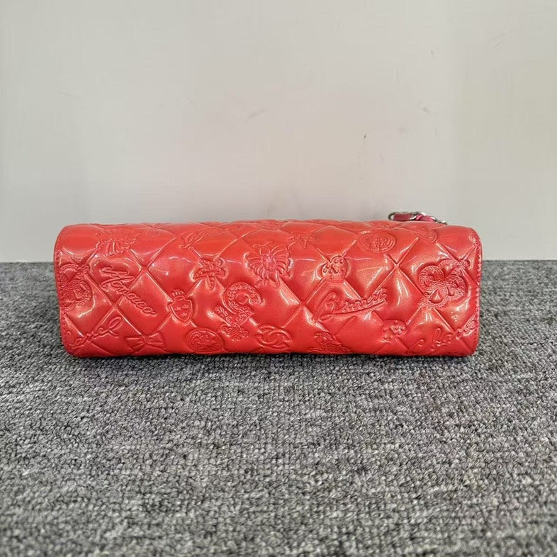 Chanel Red Chain Bag