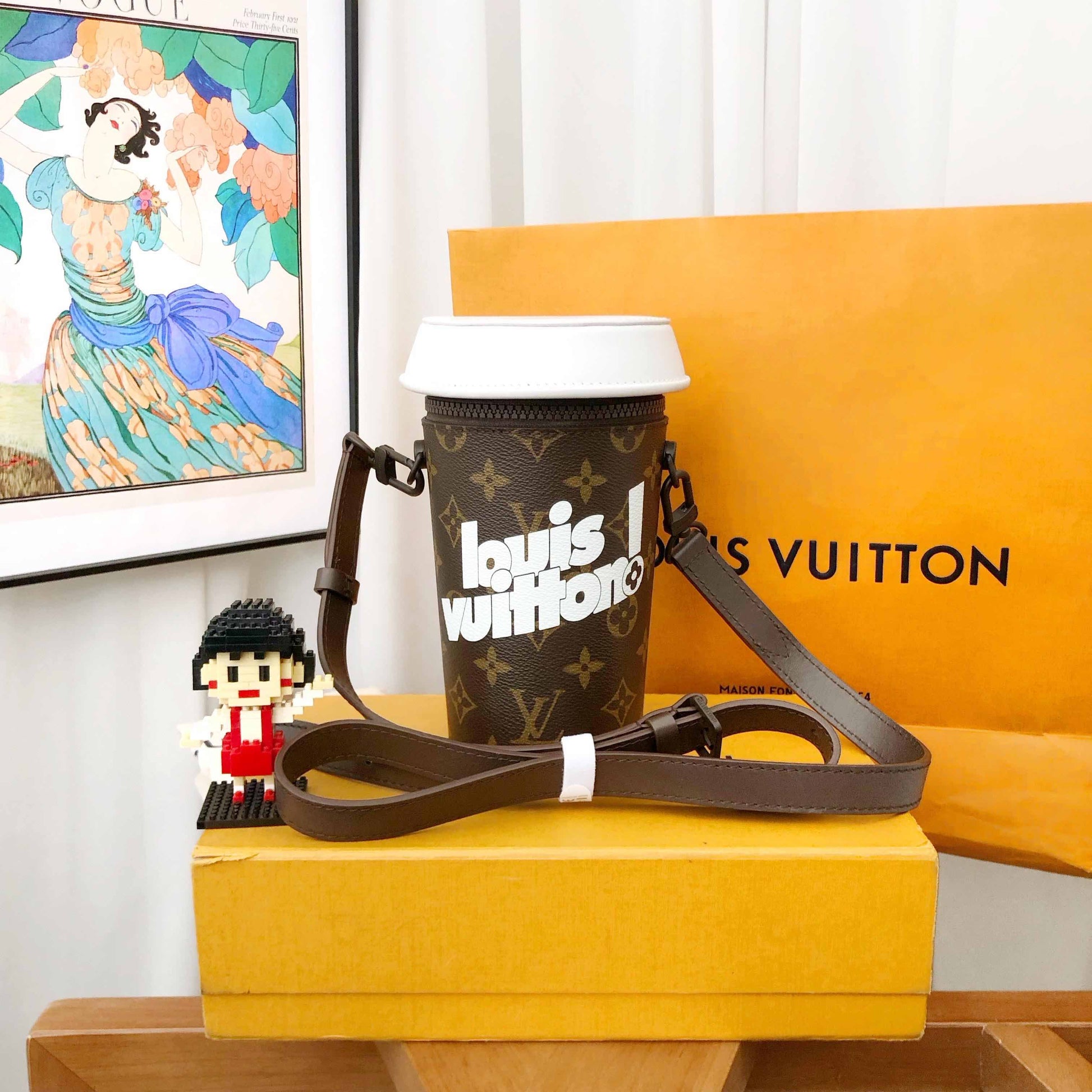 Louis Vuitton Coffee Cup Os Brown Bag Accessory