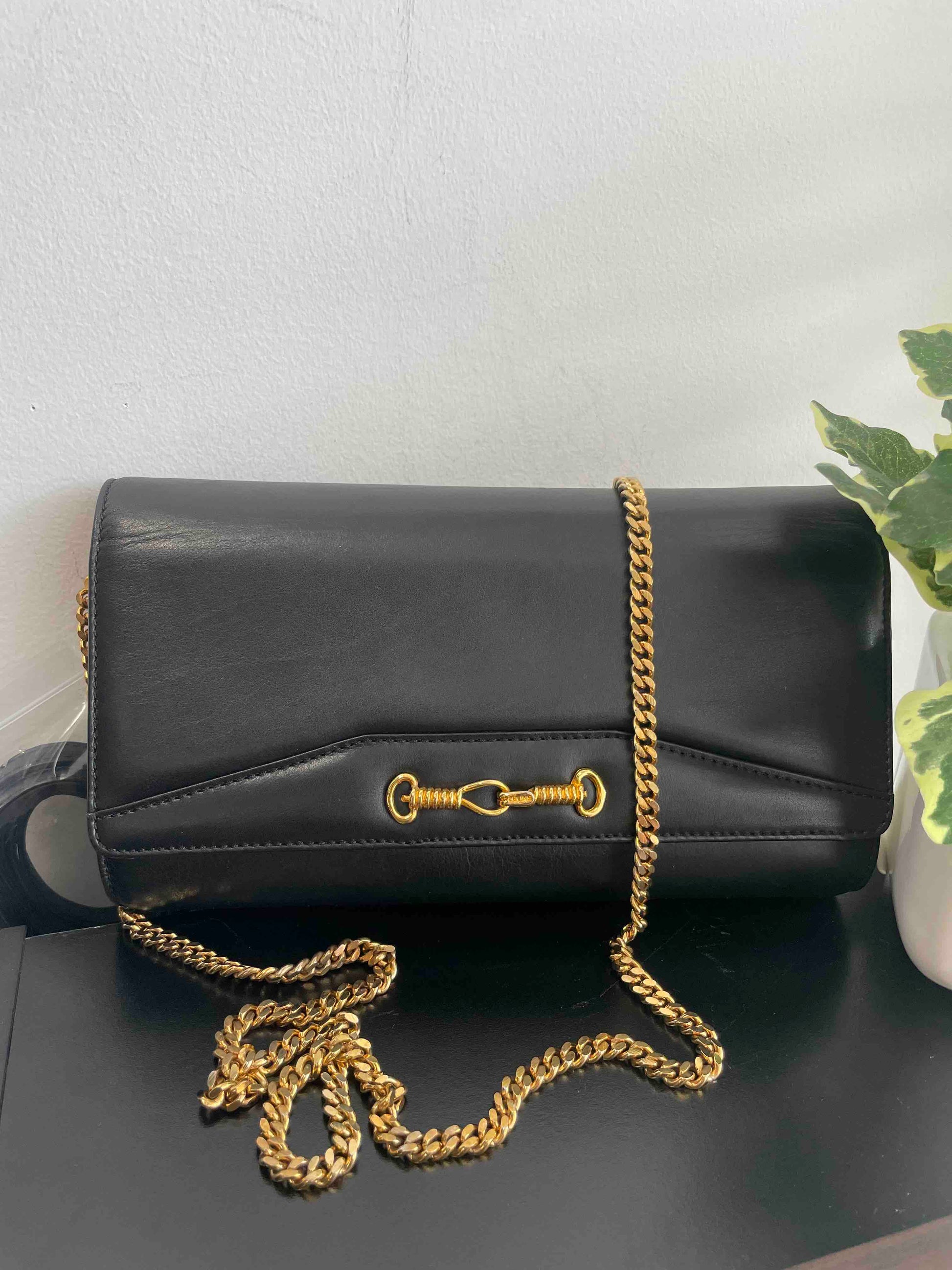 Luxury Chainbag Shoulder Bag Leather Black