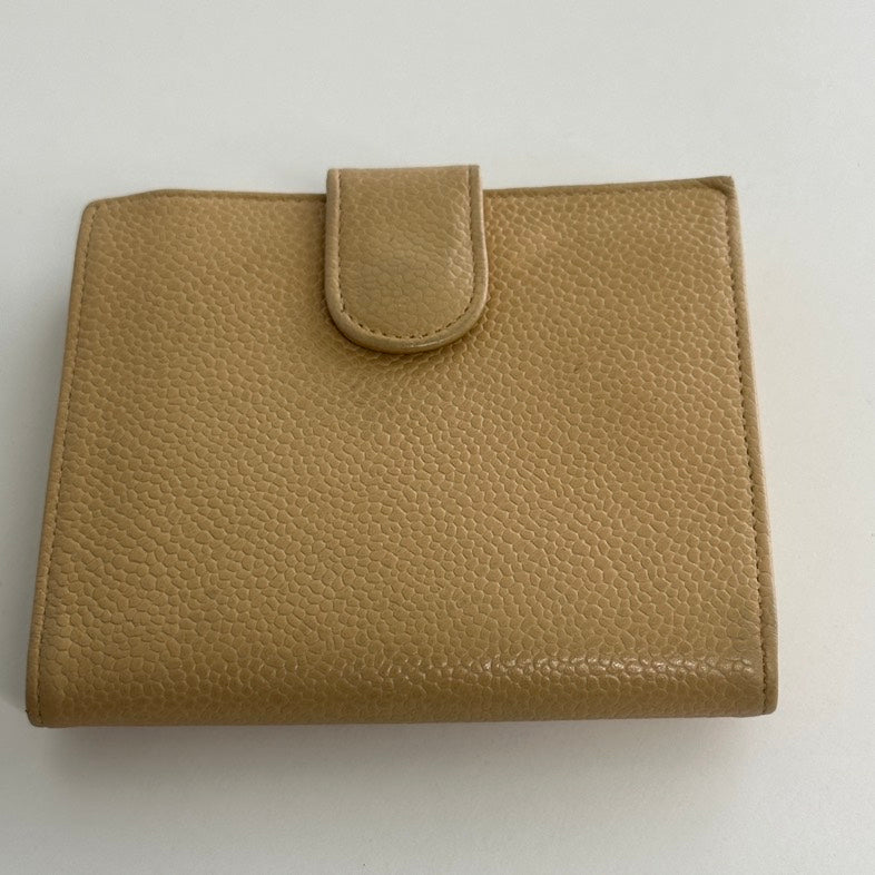 Chanel Wallet  in Beige Leather