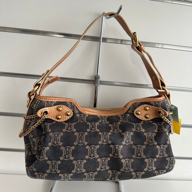 Luxury Macadam Shoulder Bag Canvas Black Shoulder Bag