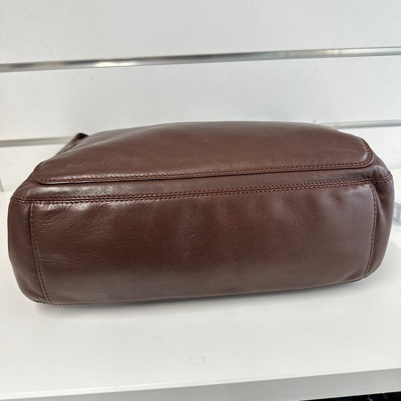 Chanel Crossbody Bag  in Brown Leather