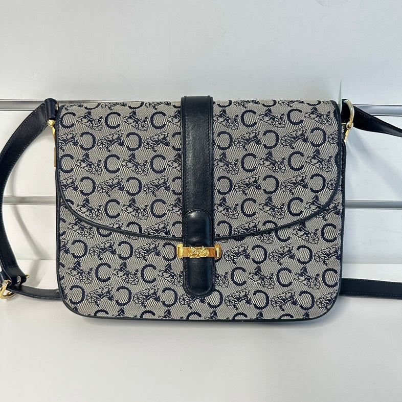 Luxury Crossbody Bag Canvas Black