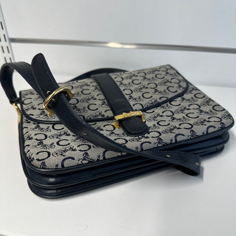 Luxury Crossbody Bag Canvas Black