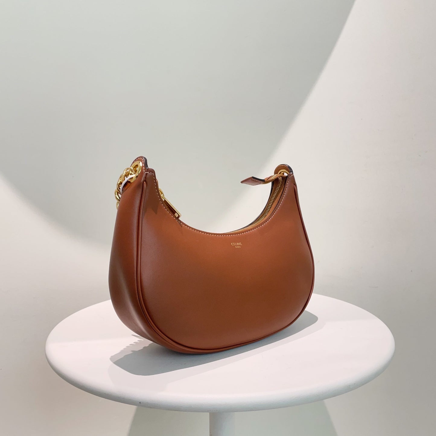 Luxury Hobo Bag Leather Brown Travel Bag