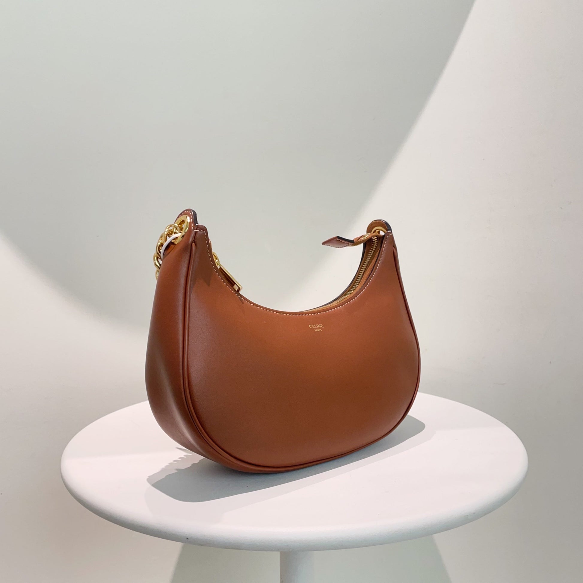 Luxury Hobo Bag Leather Brown Travel Bag