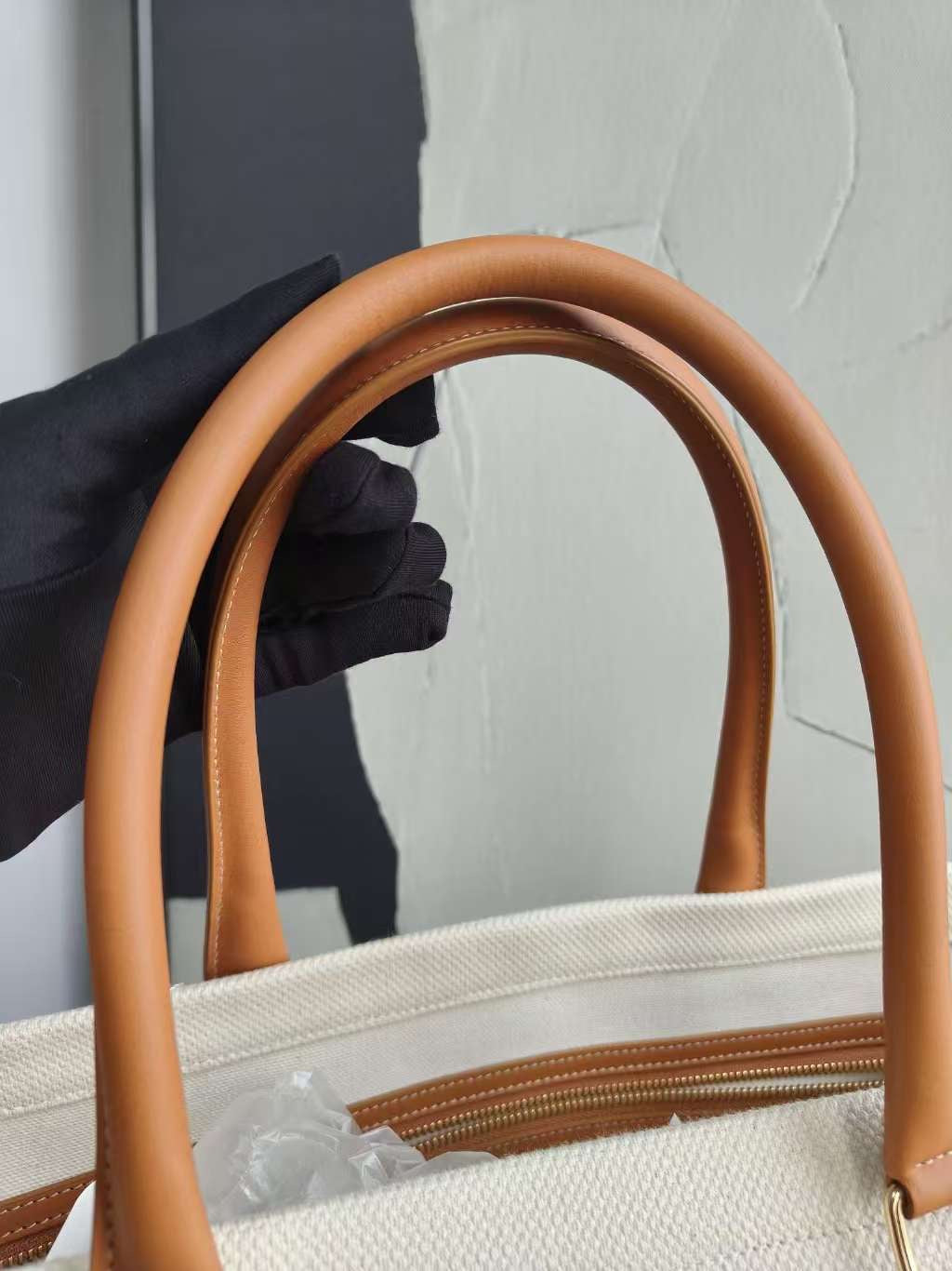 Luxury Cabas Phantom Tote Bag White Large