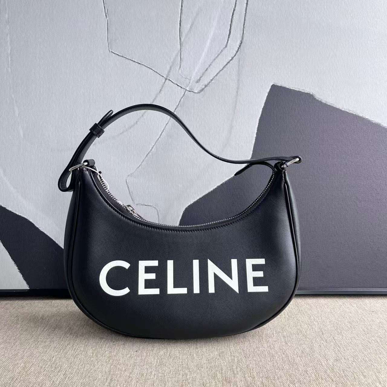 Luxury Ava Hobo Bag In Designer Handbag Leather Black Travel Bag
