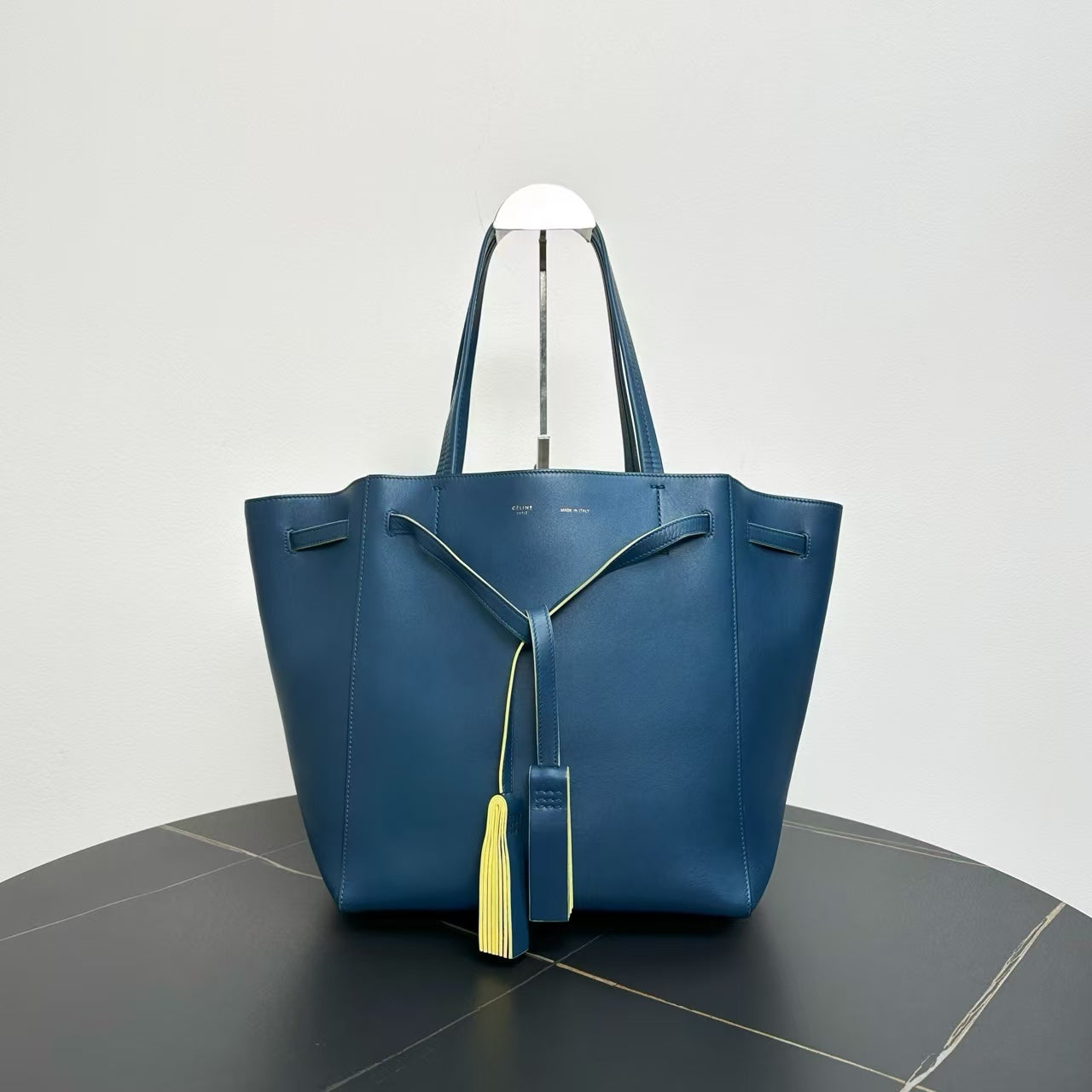 Luxury Cabas Phantom Tote Bag In Tote Leather Blue