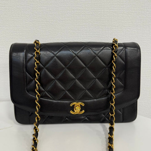   Chanel Lambskin Diana Chain Crossbody FM0028