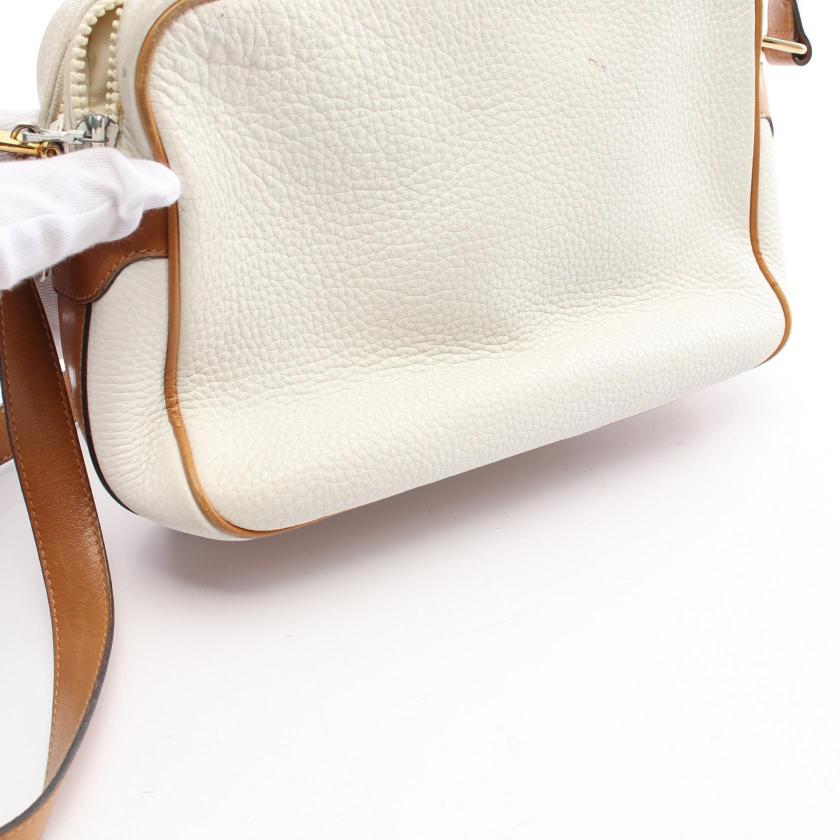 Luxury Shoulder Bag Off Leather White