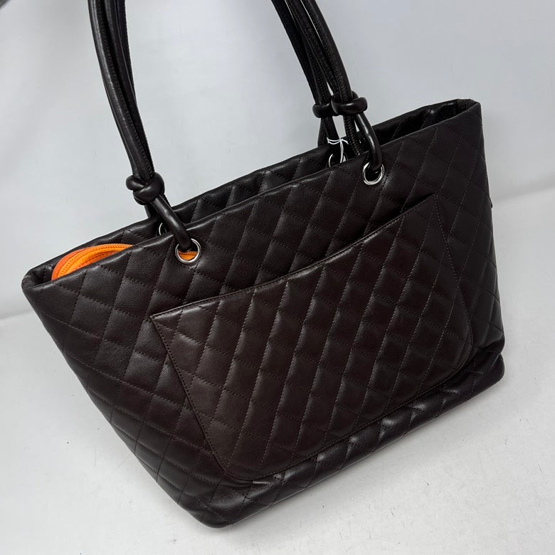 Preloved Chanel AF635 Leather Tote Bag in Black -   Designer Handbag