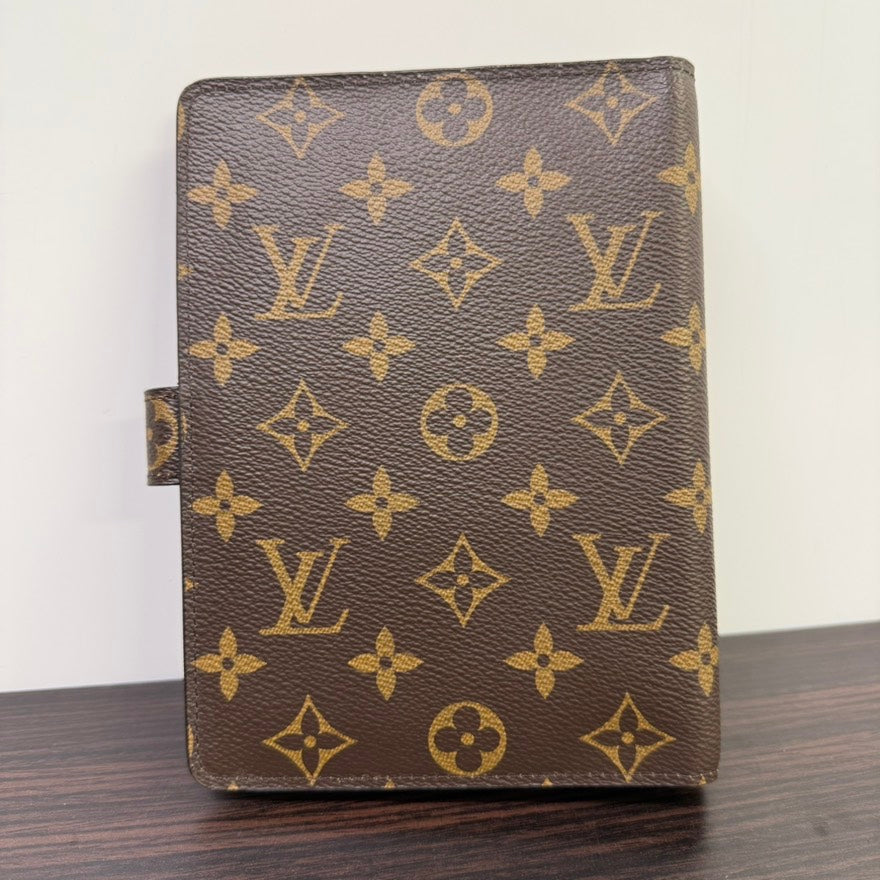 Louis Vuitton Monogram Agenda MM Brown Notebook