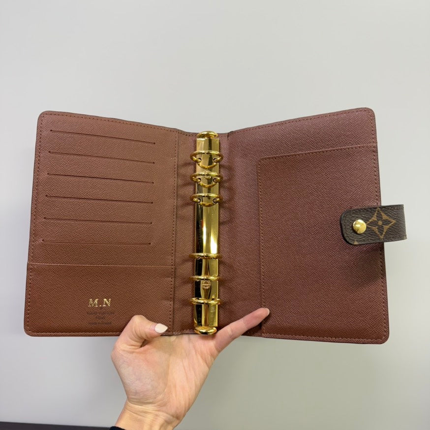 Louis Vuitton Monogram Agenda MM Brown Notebook
