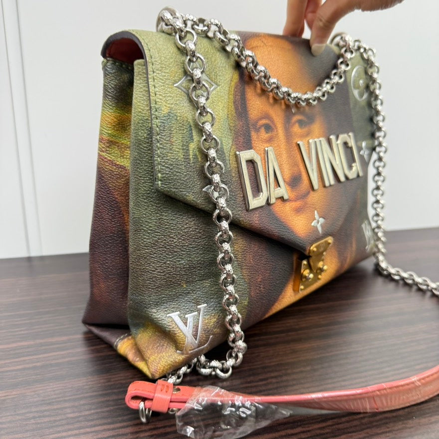 Limited?Louis Vuitton Da Vinci Chain Bag NGB441 Multicolor Shoulder Bag