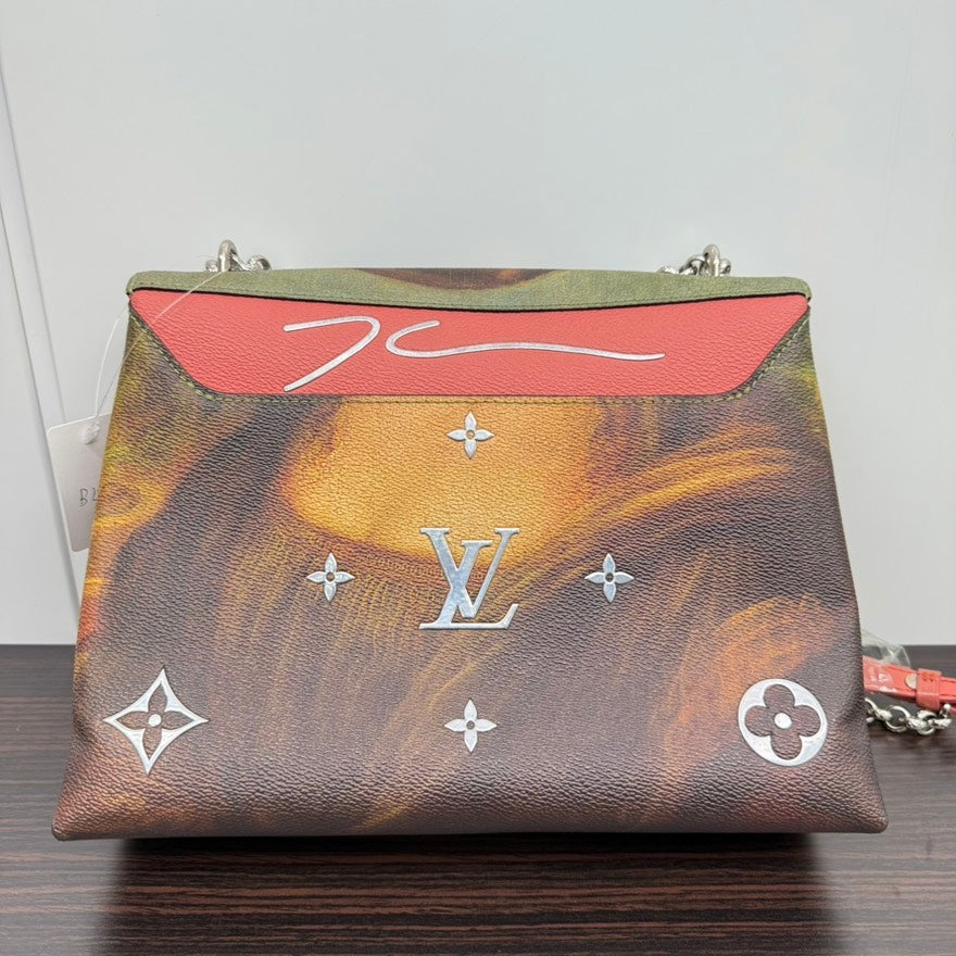 Limited?Louis Vuitton Da Vinci Chain Bag NGB441 Multicolor Shoulder Bag