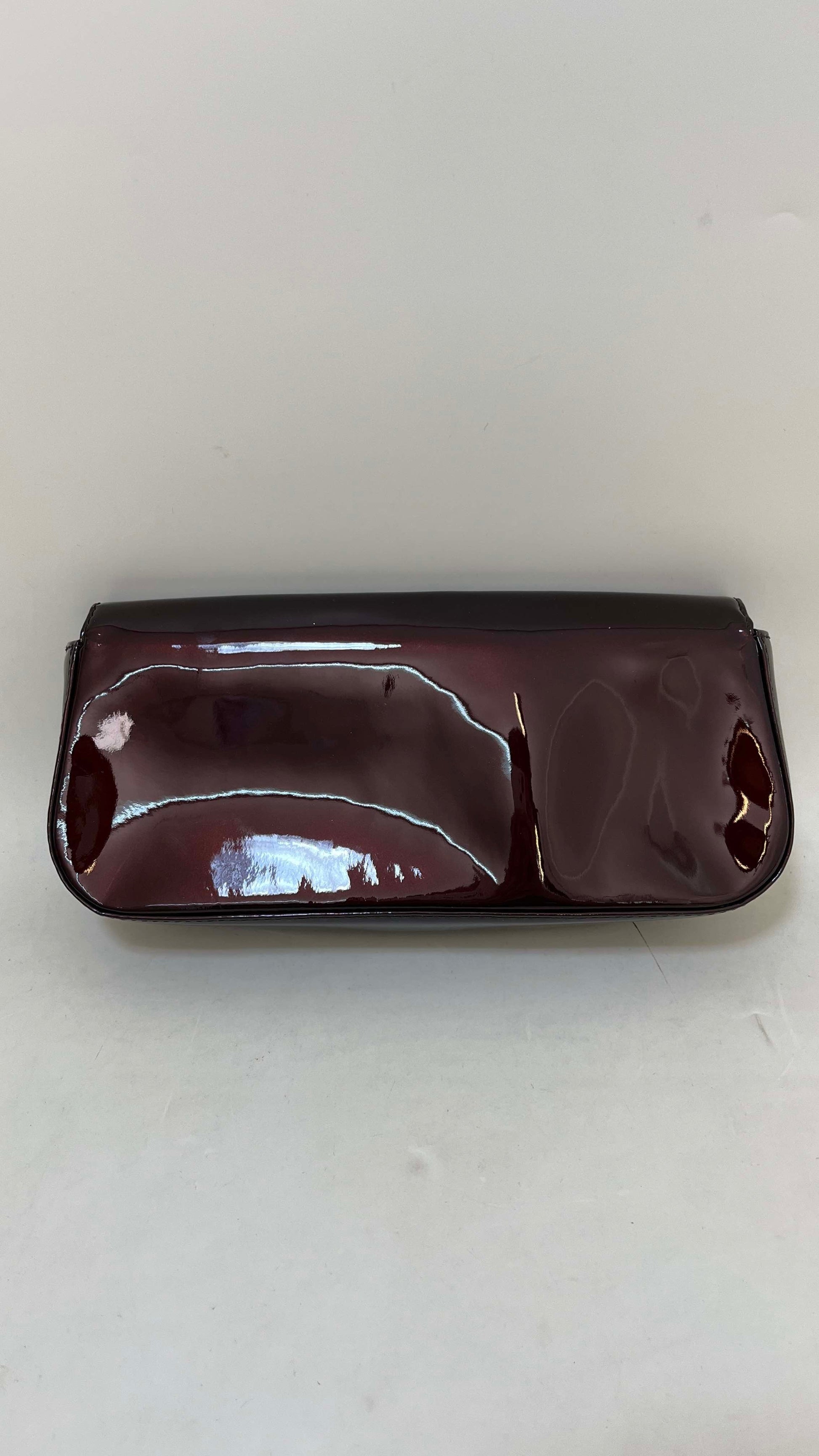 Louis Vuitton LV Clutch Bag Burgundy Leather
