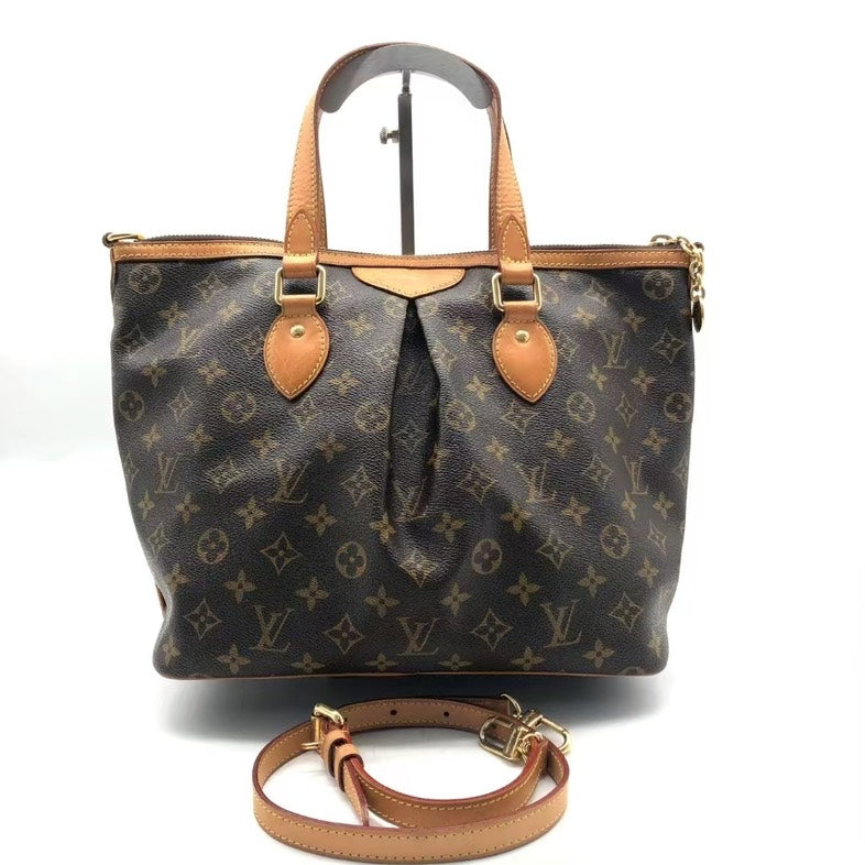 Louis Vuitton Monogram Two-Way Bag Brown LYW1357