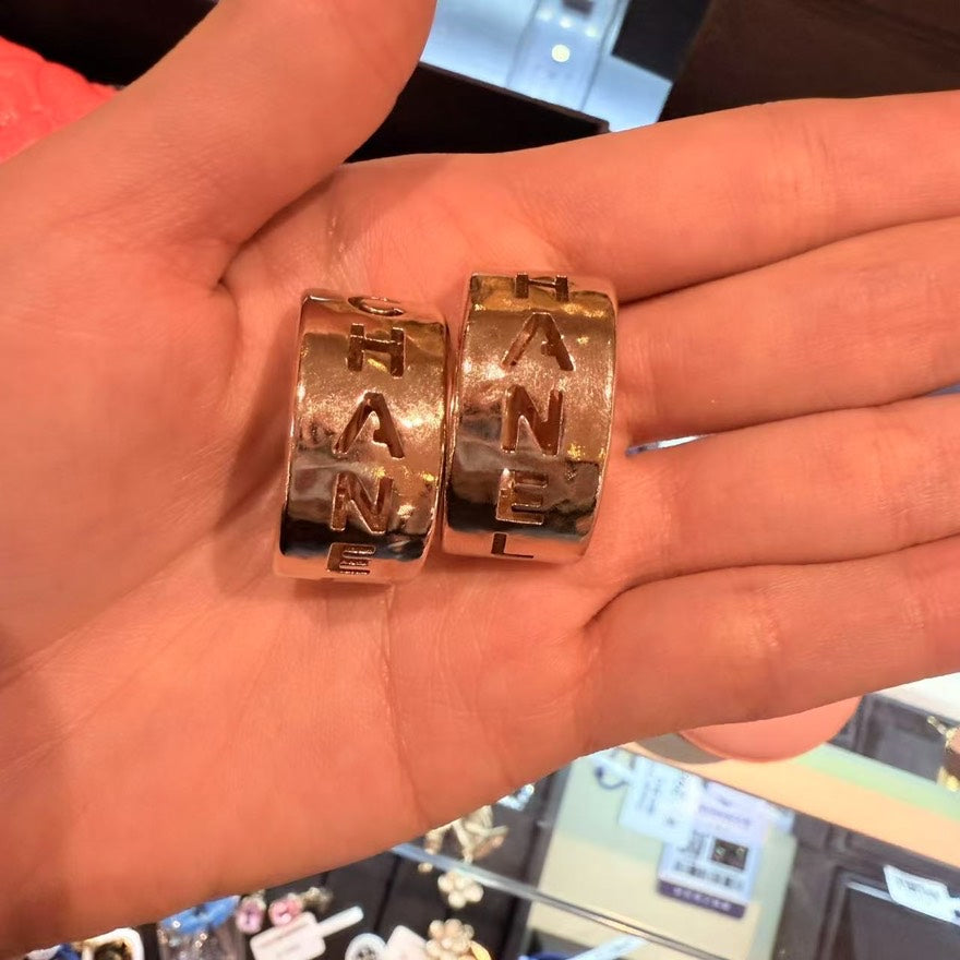 Chanel Statement Gold Earrings