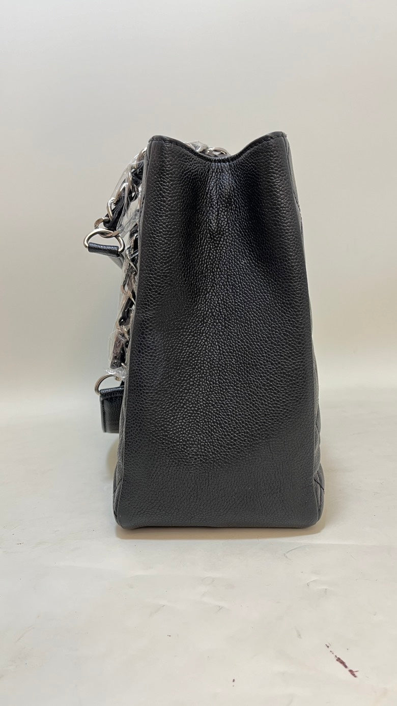Chanel Caviar Leather Black Tote Bag -
