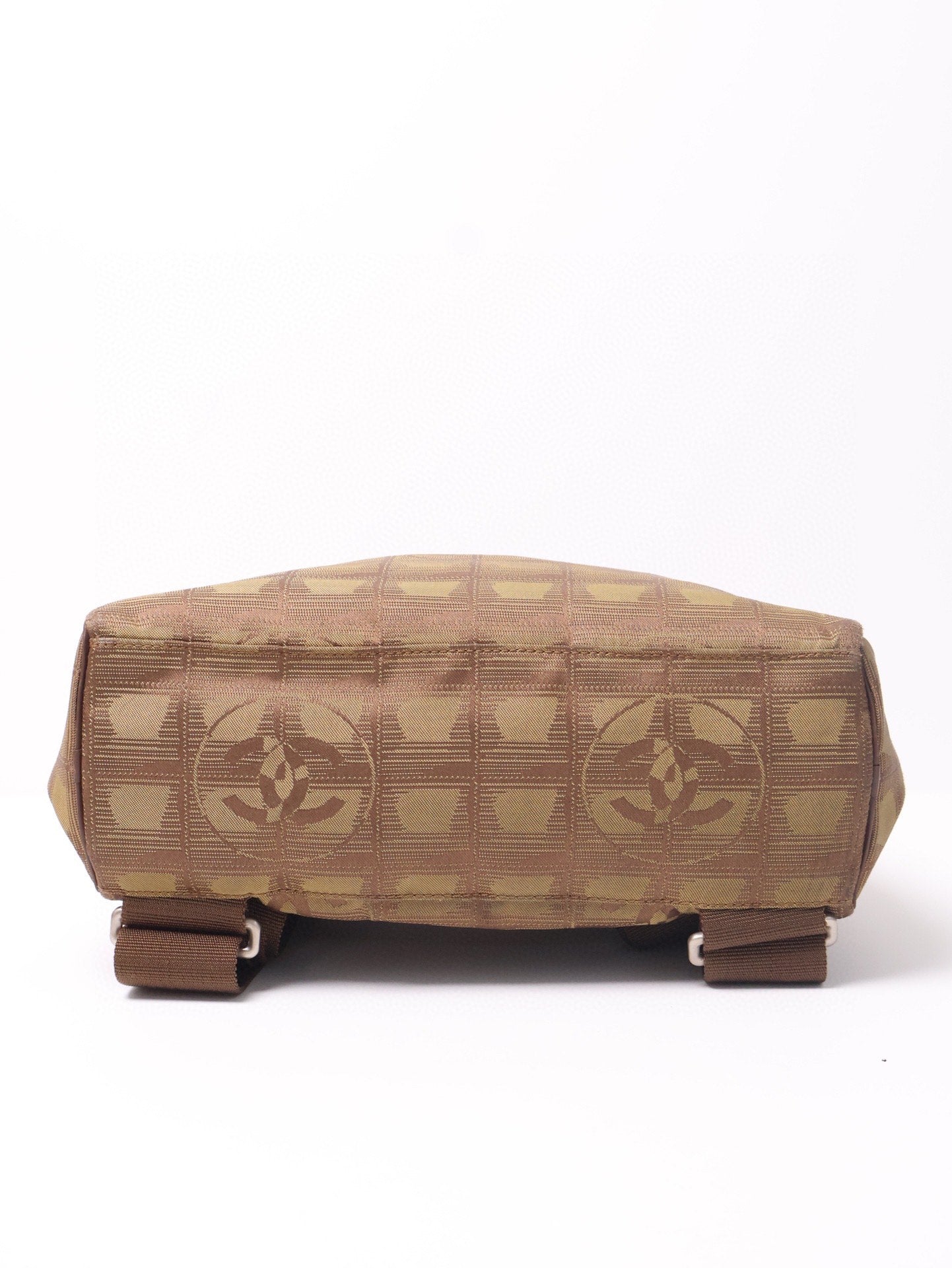 Chanel Travel Line Backpack Beige Canvas Very  