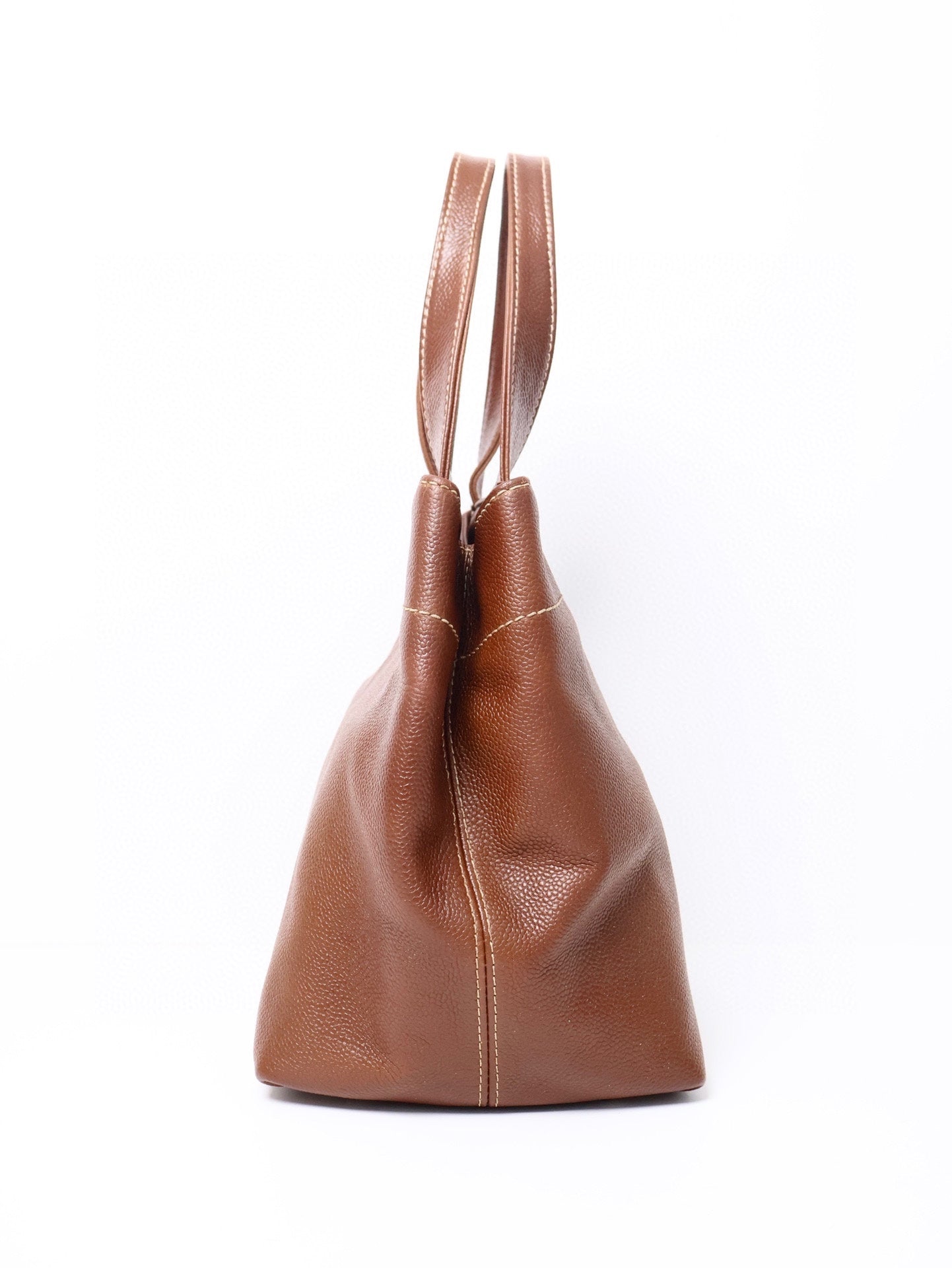 Chanel Caviar Leather Quilted Tote Bag in Brown