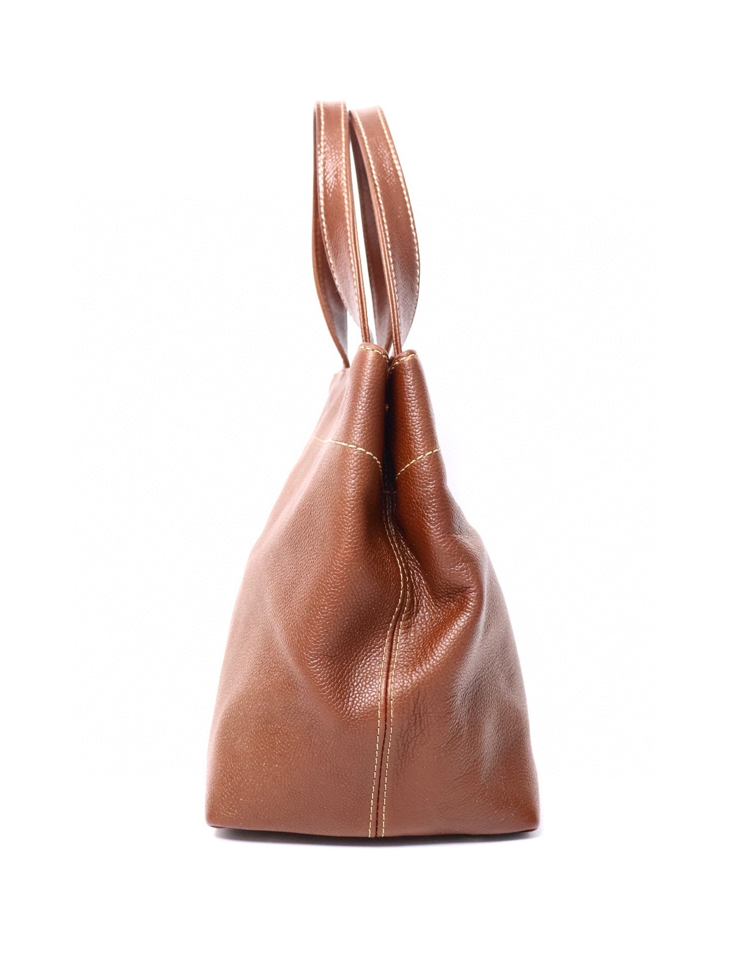 Chanel Caviar Leather Quilted Tote Bag in Brown
