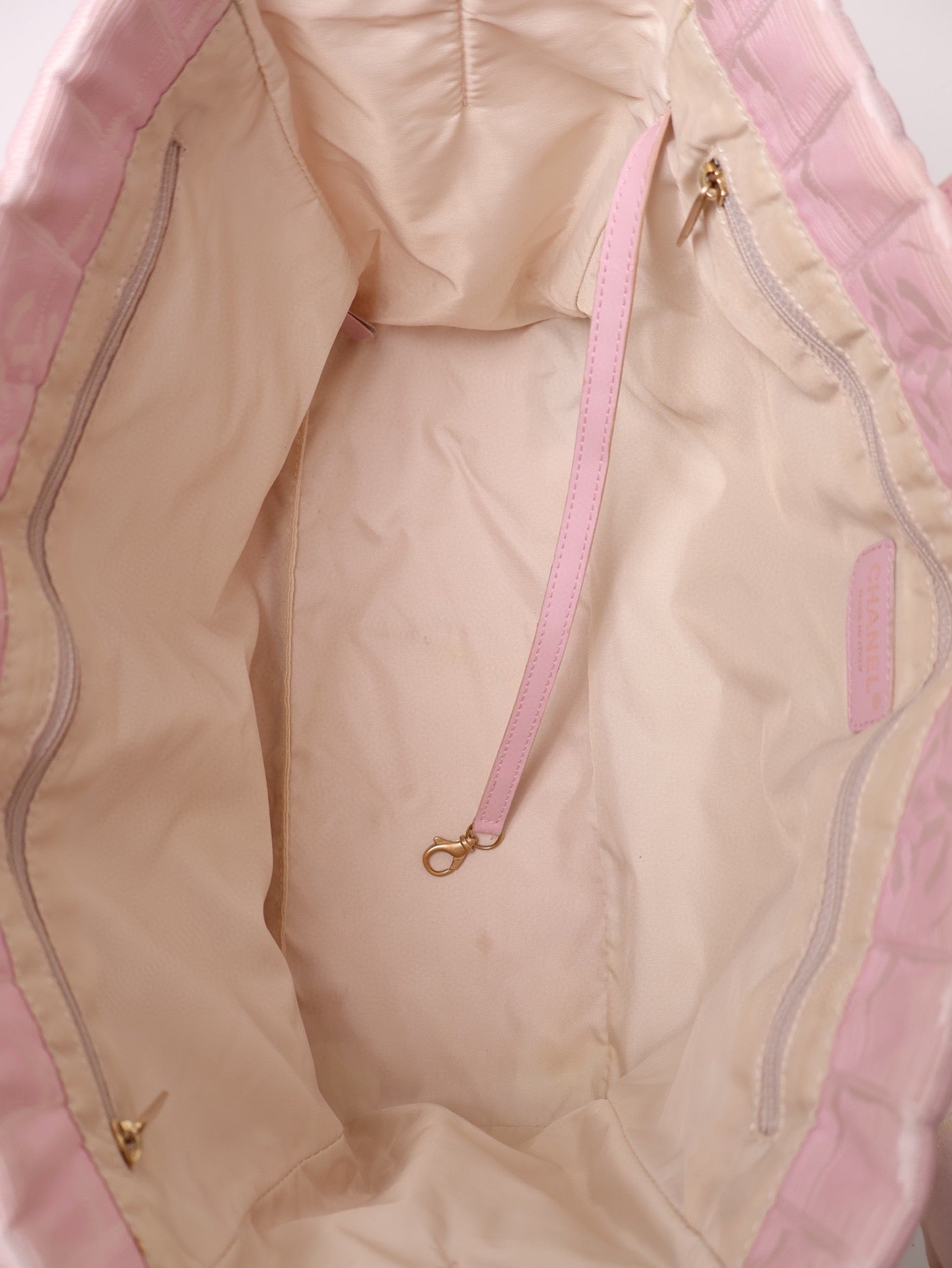 Chanel Travel Line Pink Tote