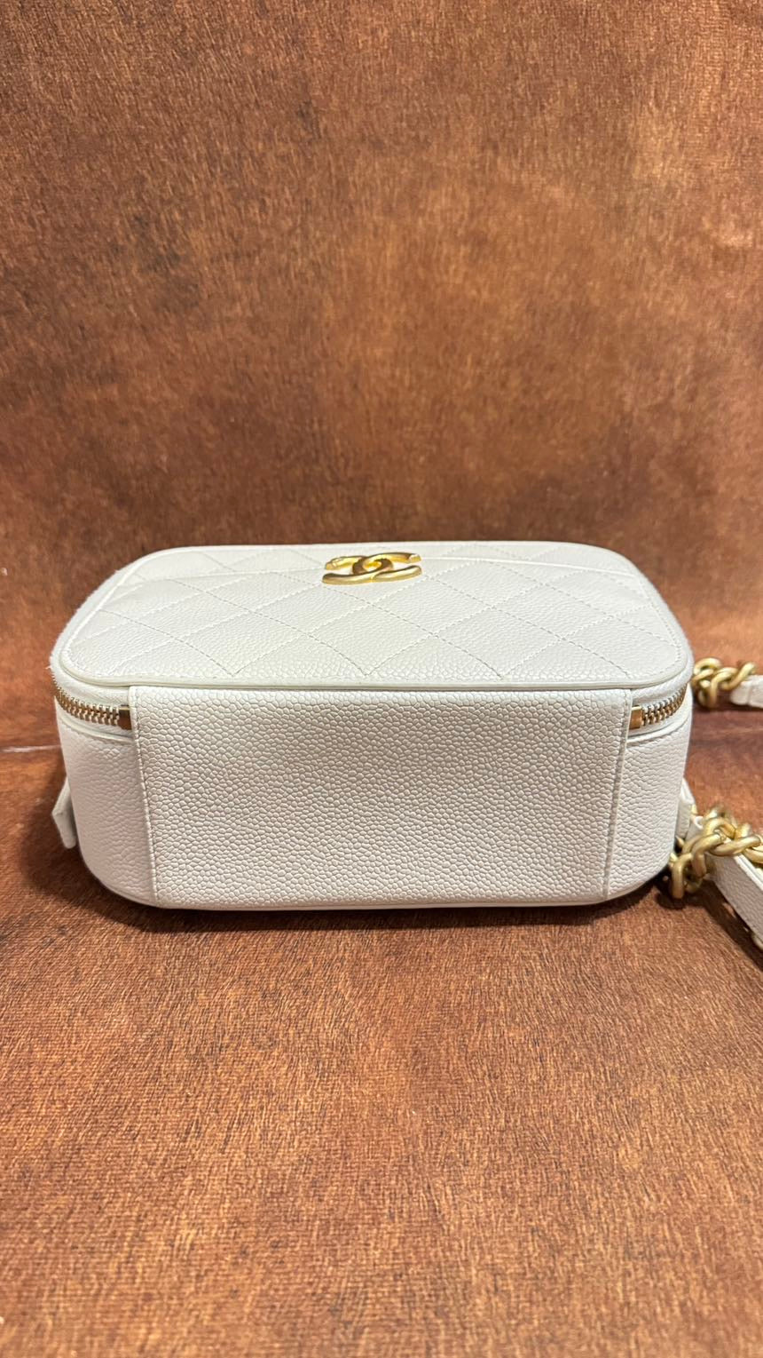 Chanel way Camera Bag Off-White Leather Crossbody