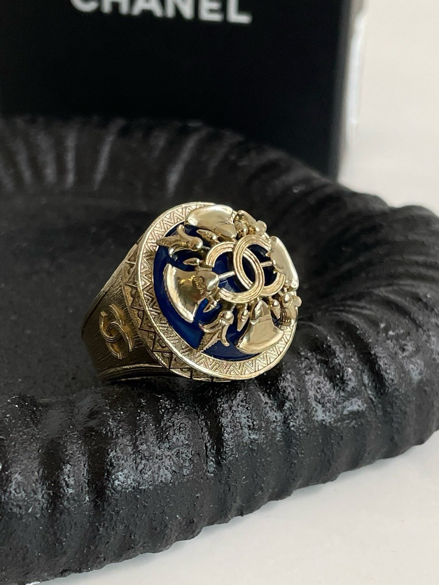 Un?? Chanel A CC Ring (size ) #