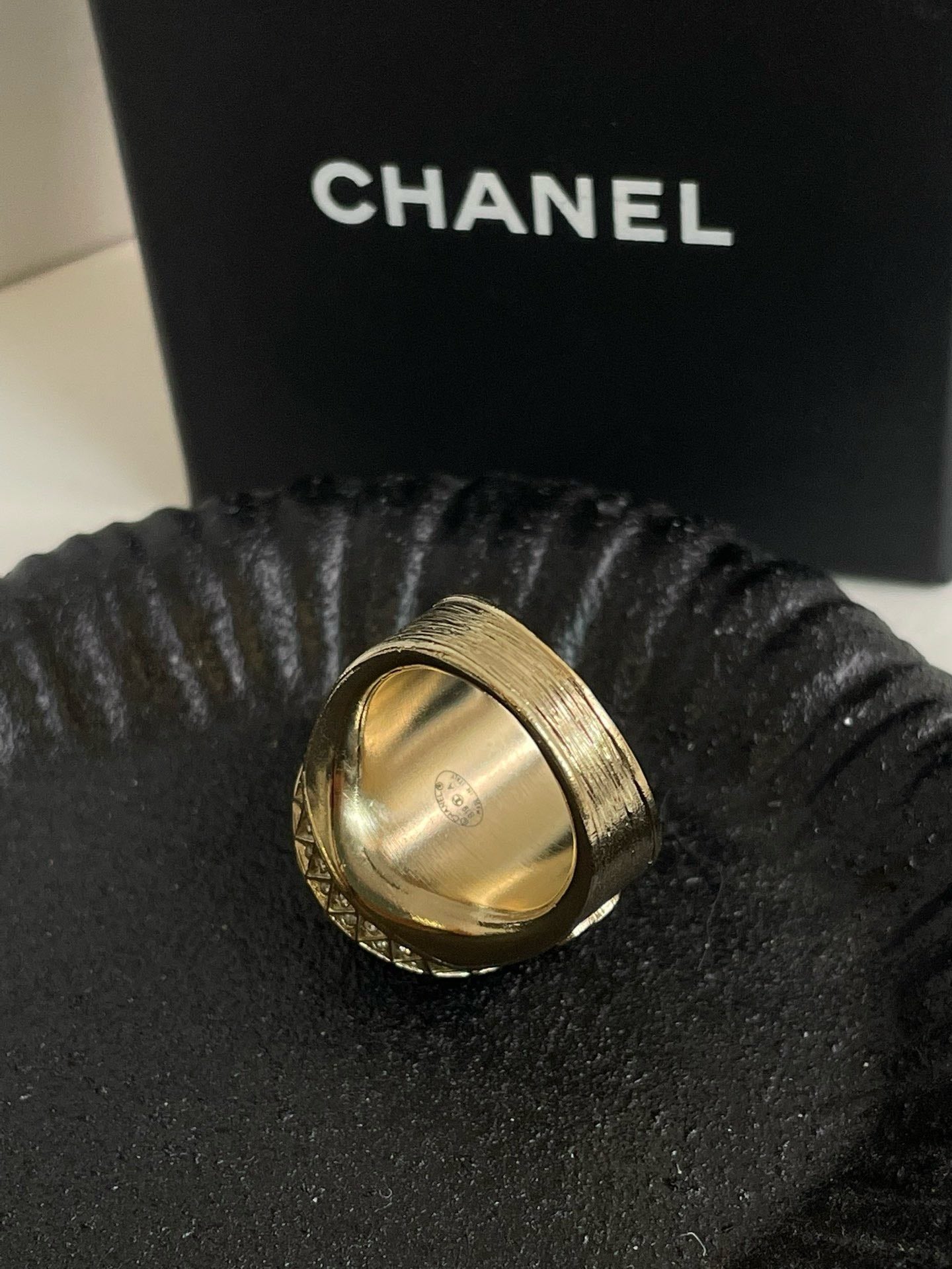 Un?? Chanel A CC Ring (size ) #