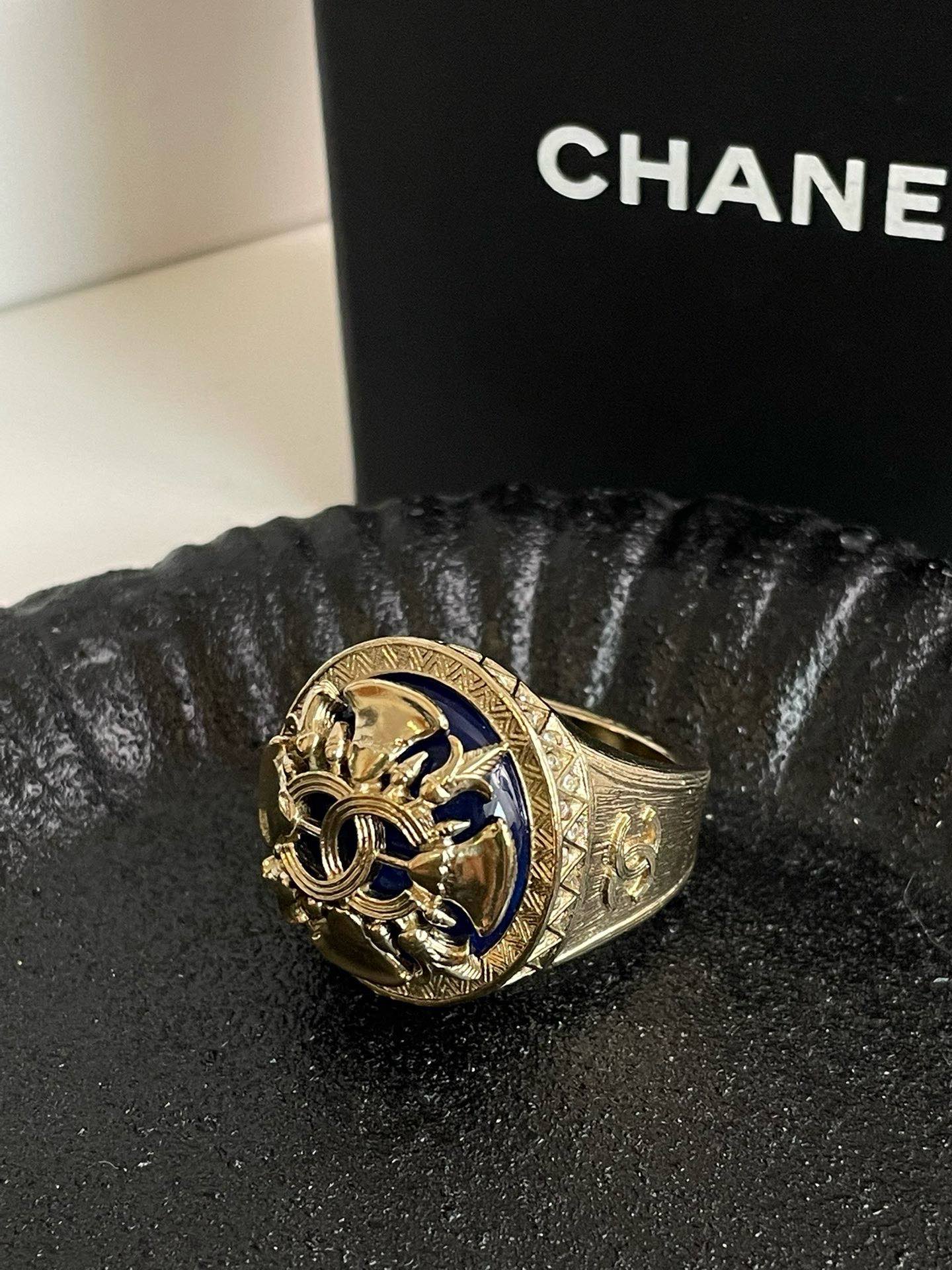 Un?? Chanel A CC Ring (size ) #
