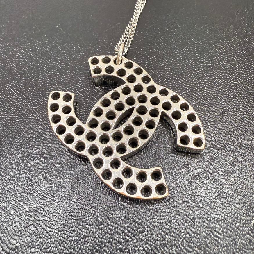 Chanel Coco Necklace P FM Silver Pendant