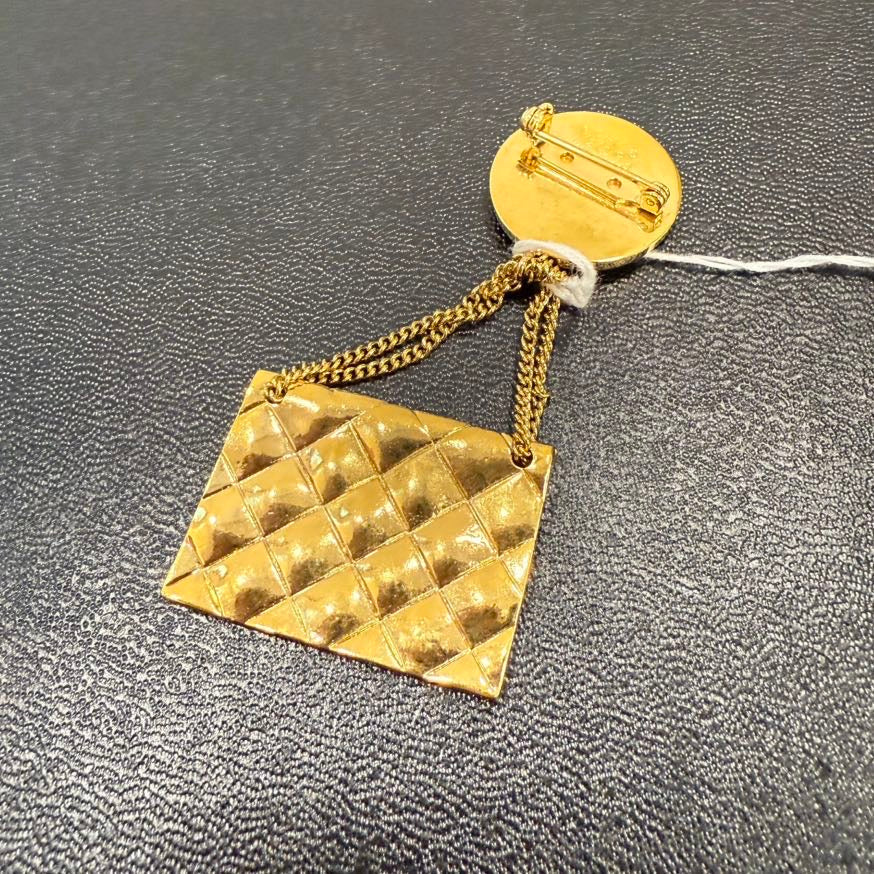   Chanel Flap Bag Brooch Stamp  FM