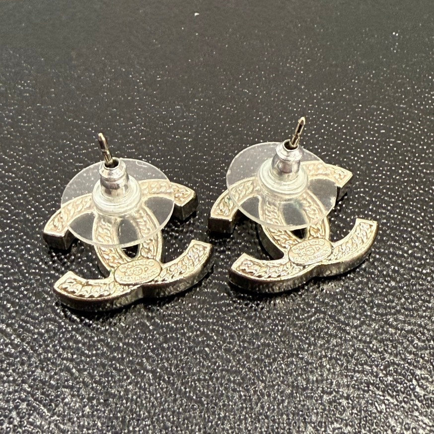Chanel Coco Post Earrings P FM Gold Earrings