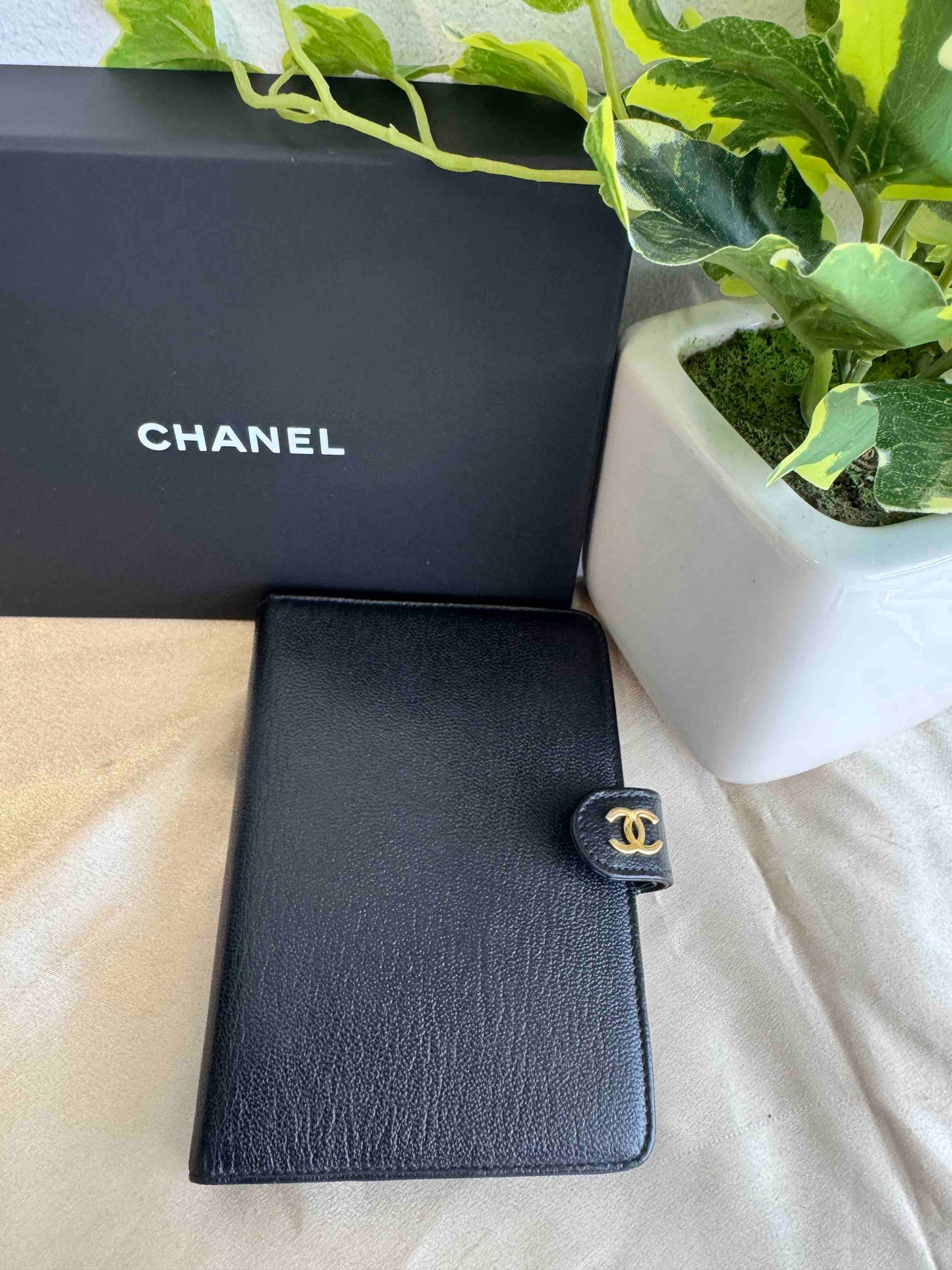 Chanel Notebook RE Black Leather