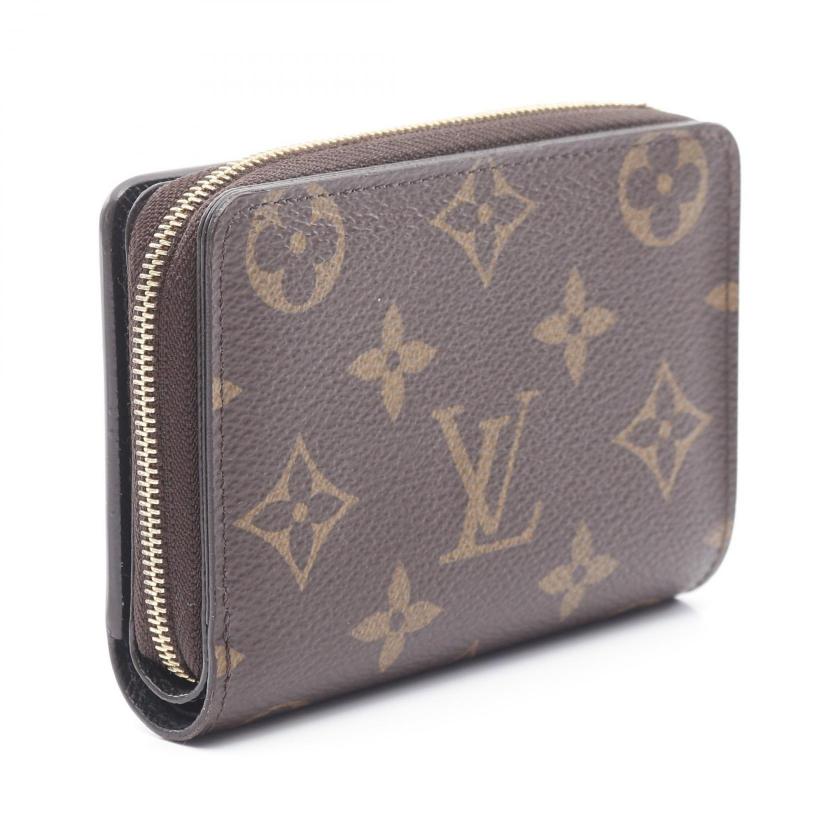 Louis Vuitton Portefeuil Roux Monogram Reverse Bi-fold Wallet PVC Leather Brown