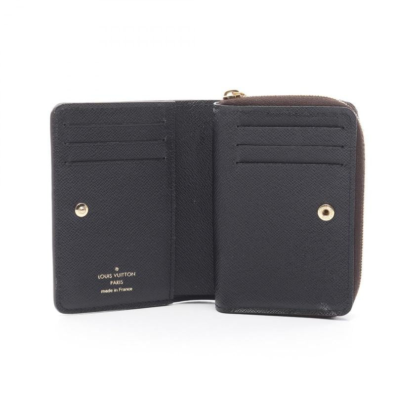 Louis Vuitton Portefeuil Roux Monogram Reverse Bi-fold Wallet PVC Leather Brown