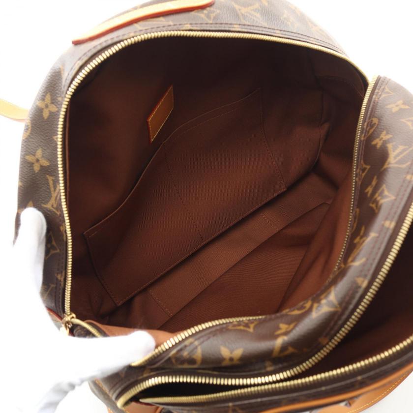 Louis Vuitton Soft Hat Trunk Monogram Boston Bag Brown PVC Leather
