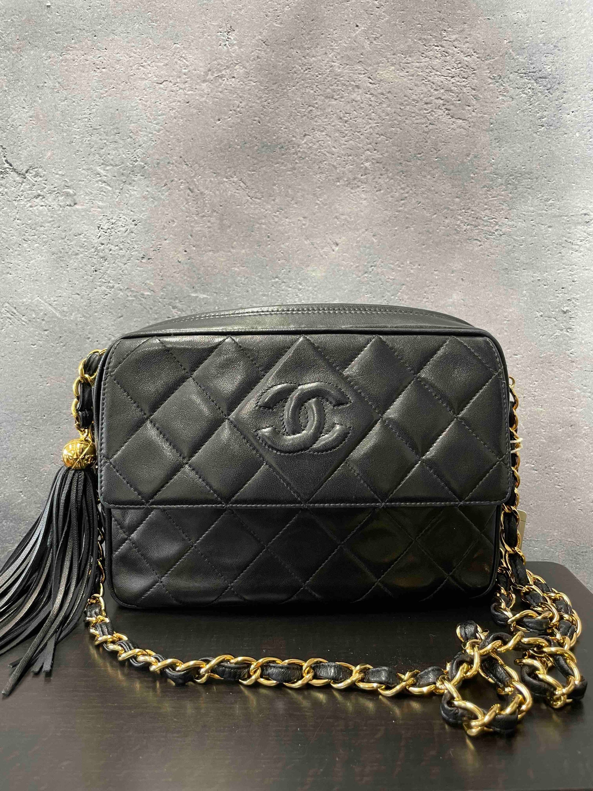 Chanel   Black Camera Bag RE – Leather Shoulder Bag