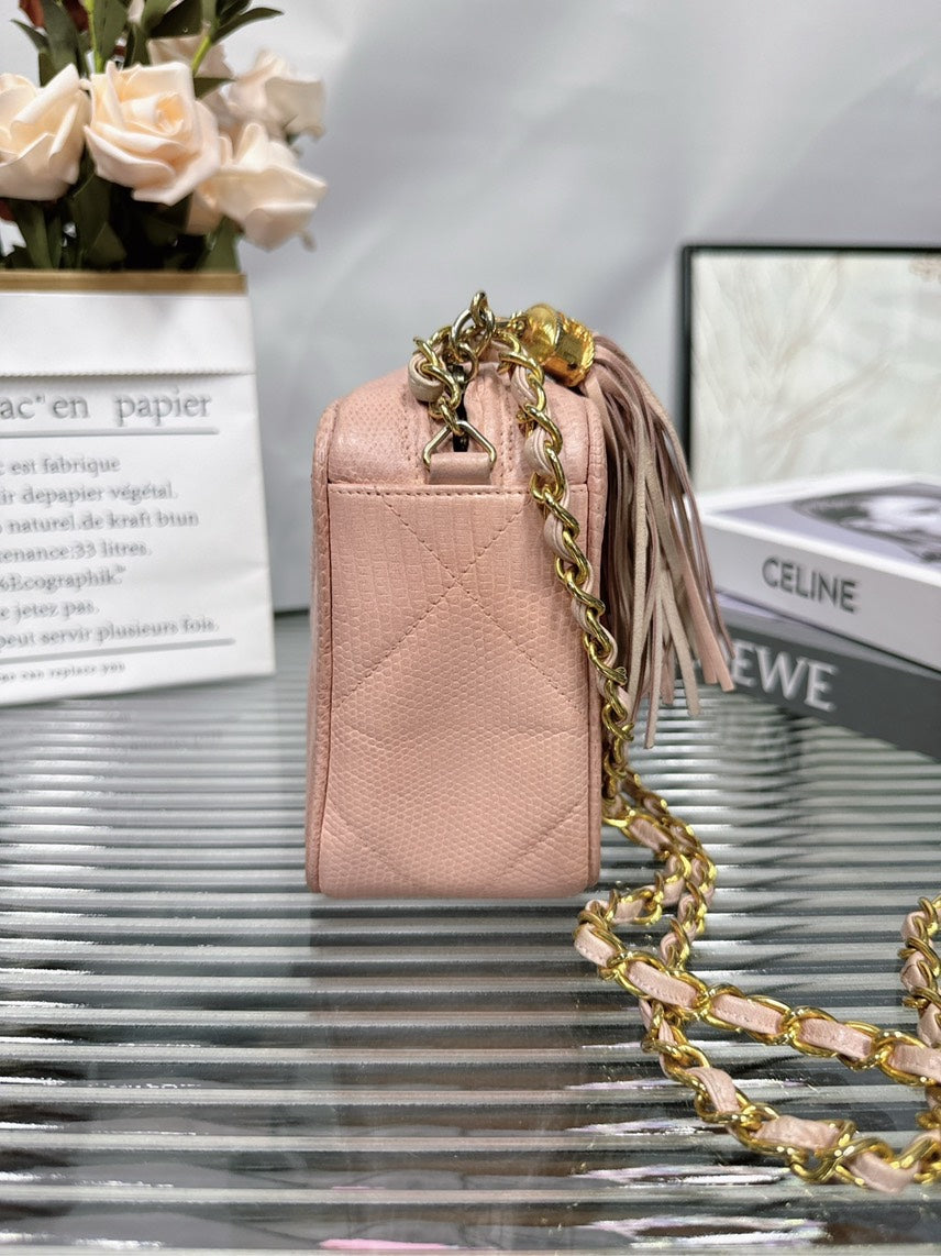 Chanel Crossbody Bag in Blush Pink Special Leather HFY