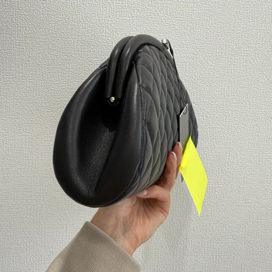 Chanel Lambskin Clutch Bag Black GT