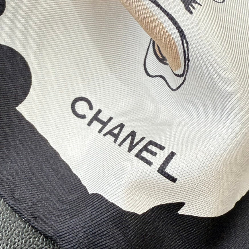 Chanel GT Silk Scarf Multicolor