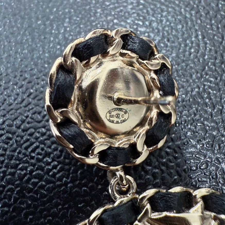 Chanel Coco Post Earrings Gold Earrings BC GT