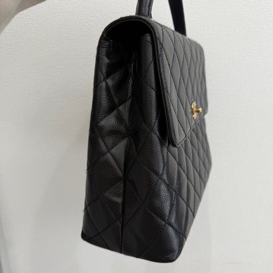   Chanel Caviar Leather Kelly Handbag GT