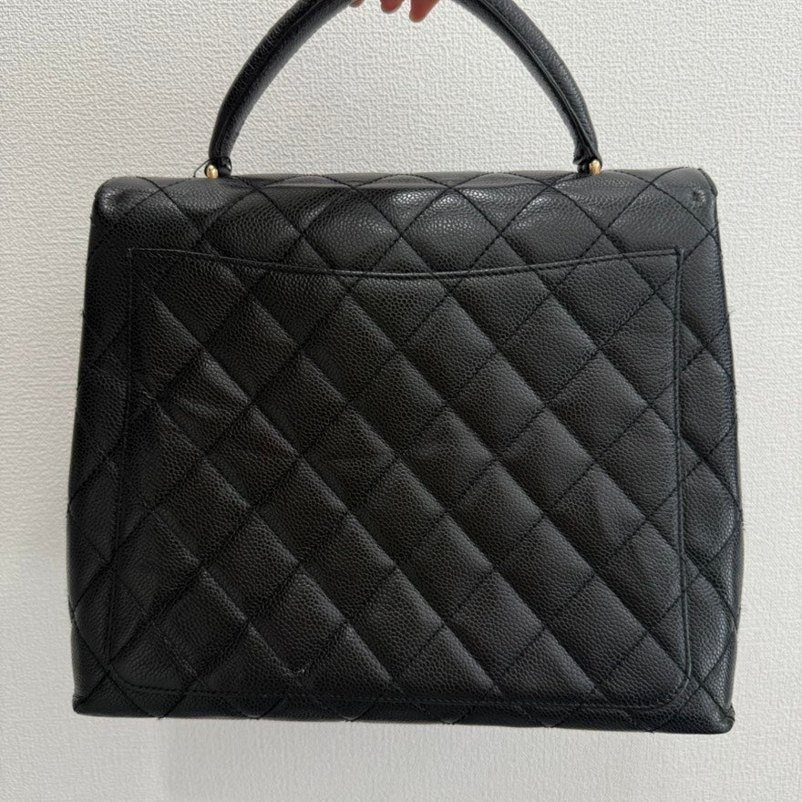   Chanel Caviar Leather Kelly Handbag GT