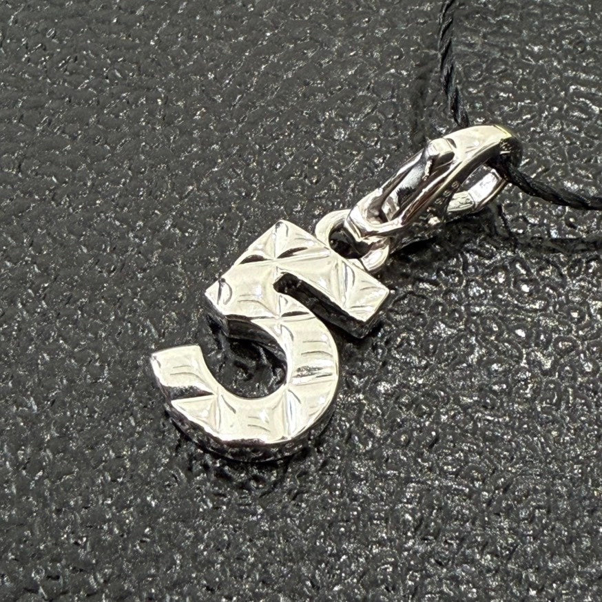 Chanel KWG No Charm Silver Pendant